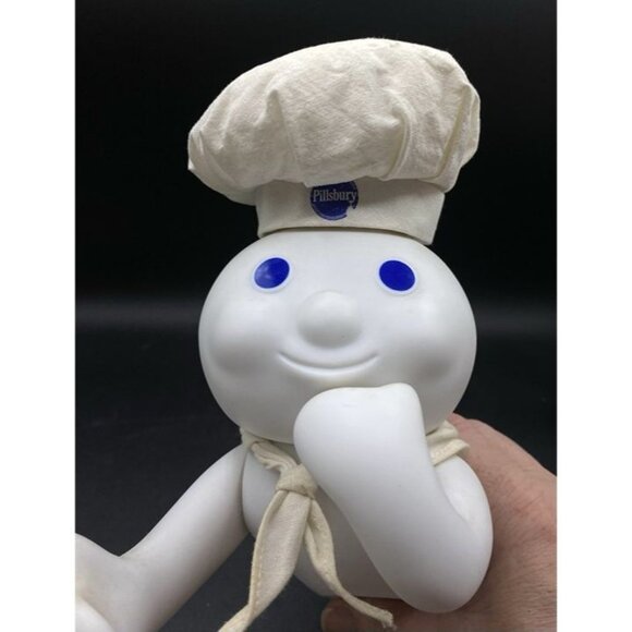 2000 Recipe Time Laying Down Pillsbury Doughboy Poppin' Fresh Danbury Mint - Picture 4 of 12